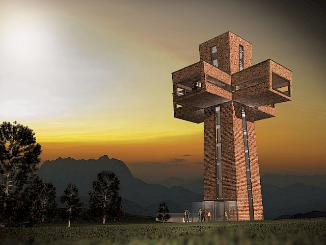 Jakobskreuz auf der Buchensteinwand